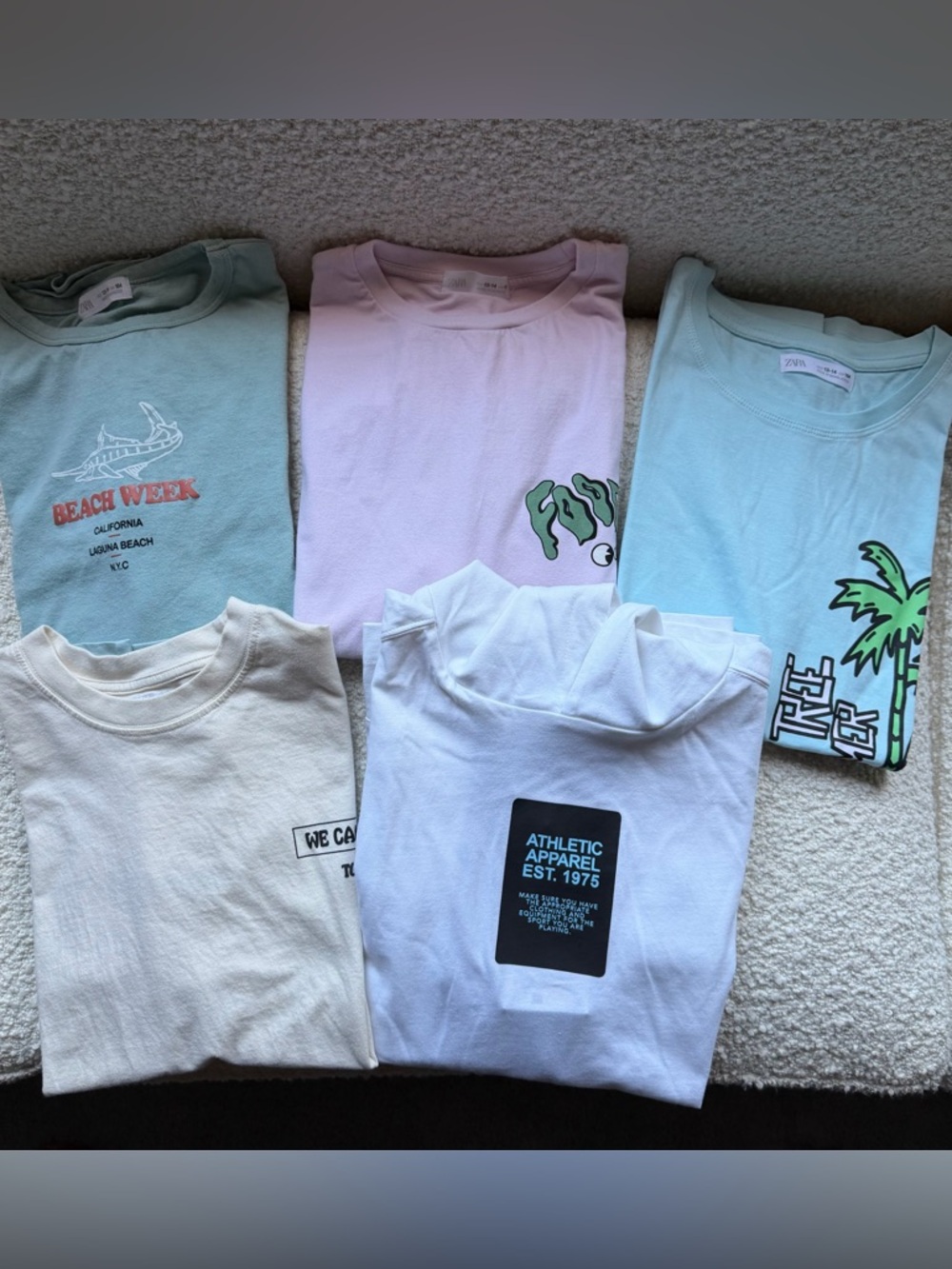 Zara Boys Bundle 5-pc T-Shirt Bundle 13-14